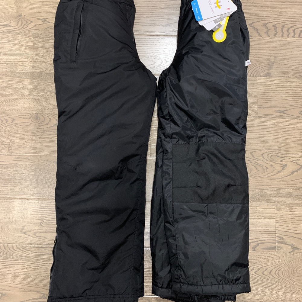 Kids Black Snow Pants bundle  10/12 yr NWT Old Navy & Hot Paws